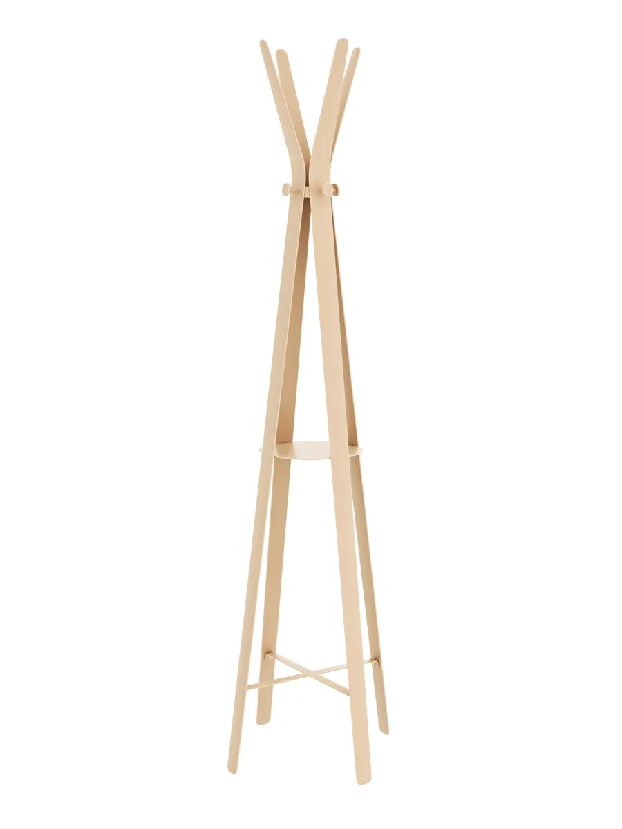 Garderobenständer Signe - Lack, Beige