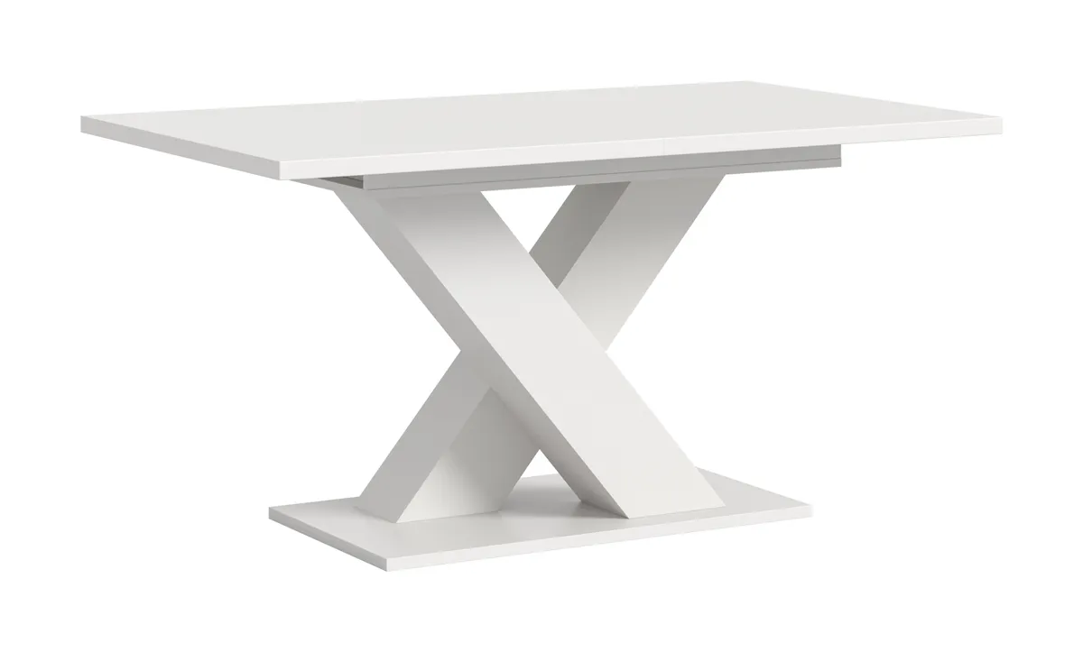 Esstisch - ausziehbar, LB ca. 150x90 cm, Weiß