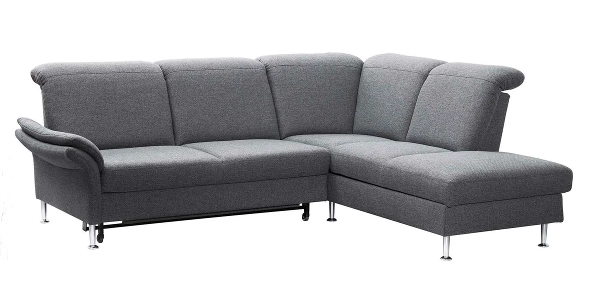 Sofa - 2,5 Sitzer mit Ecke rechts, Stoff, Graphit