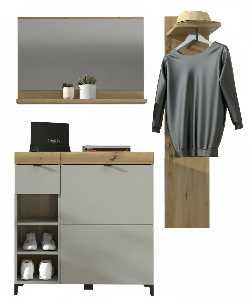 Garderobe - Kaschmir, Artisan Eiche Nachbildung