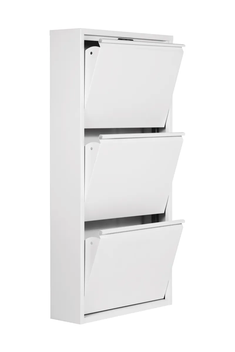 Schuhschrank - B ca. 50 cm, Weiß
