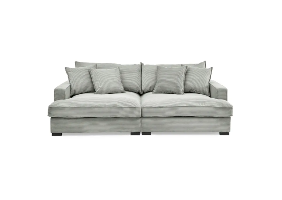 Megasofa - 3-Sitzer, Stoff, Mint