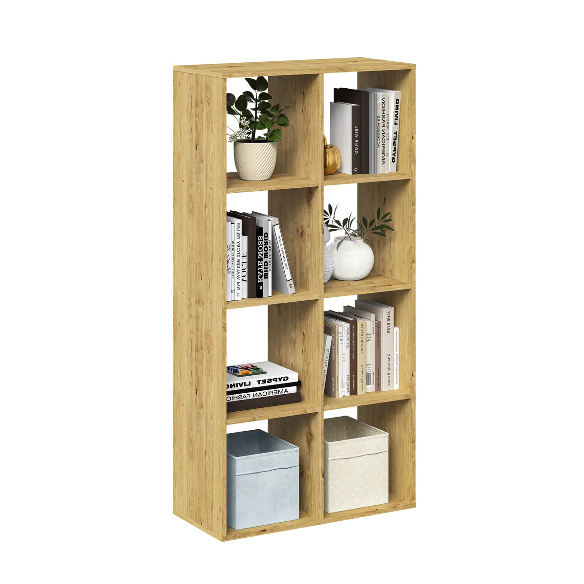 Regal- B ca. 70 cm, Eiche Dekor