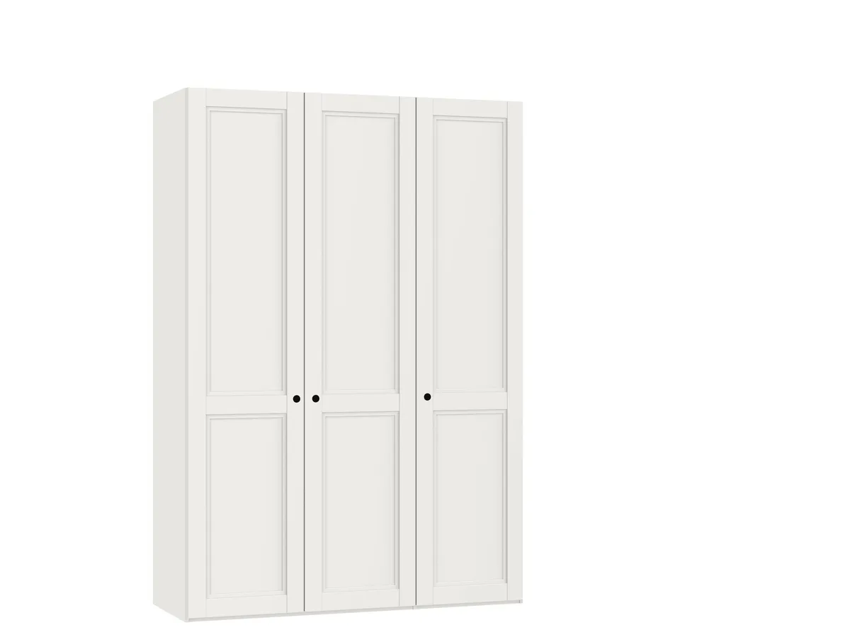 Drehtürenschrank JOIN IT- B ca. 152 cm., Cremeweiss, Weiss