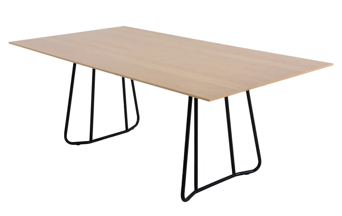 Esstisch - LB ca. 200 x 100 cm, Asteiche furniert