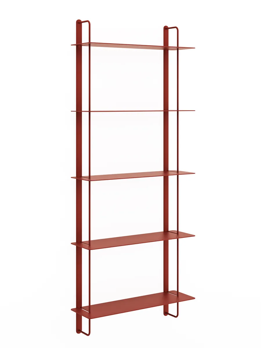 Wandregal Dagny - BHT ca. 60x146x18 cm, Metall, Camparirot