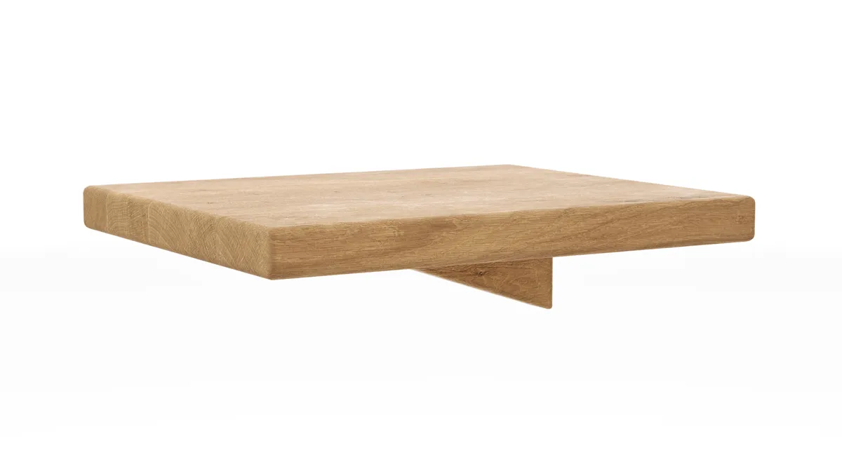 Nachttisch 1660 - Wildeiche massiv, natur geölt