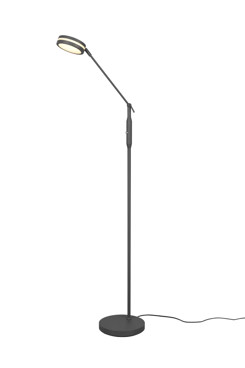 LED-Stehleuchte - 1flg., BH ca. 23x133 cm, Anthrazit