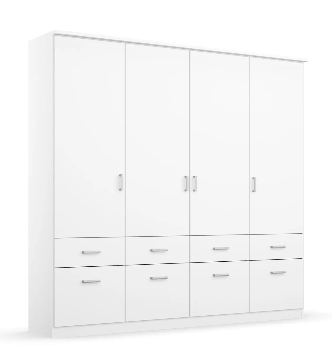 Drehtürenschrank ROYAN- B ca. 181 cm, Weiß