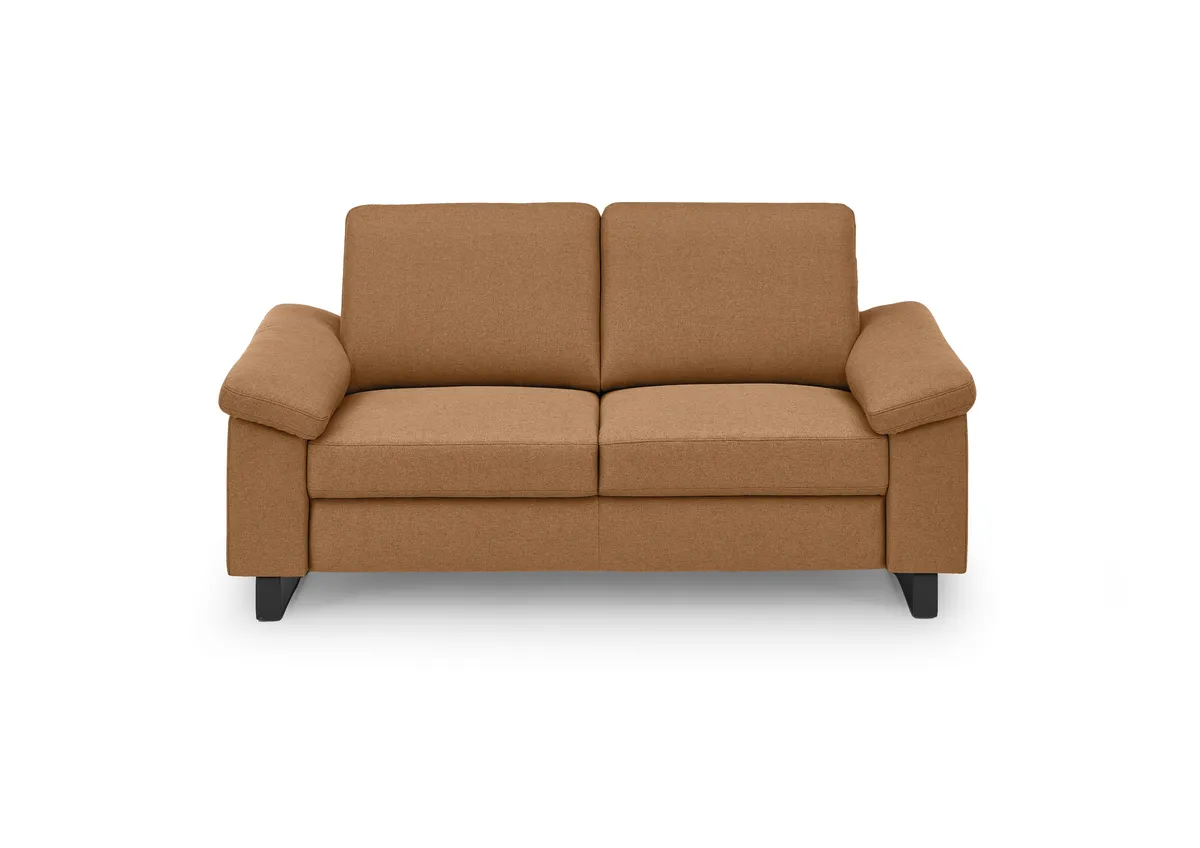 Sofa CALM PLUS 2.0 - 2,5-Sitzer, Stoff, Rotbraun
