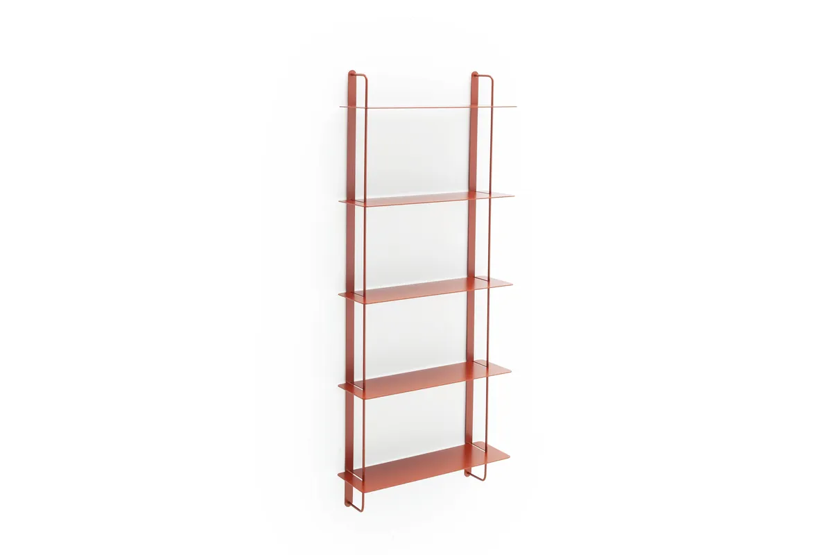 Wandregal Dagny - BHT ca. 60x146x18 cm, Metall, Camparirot