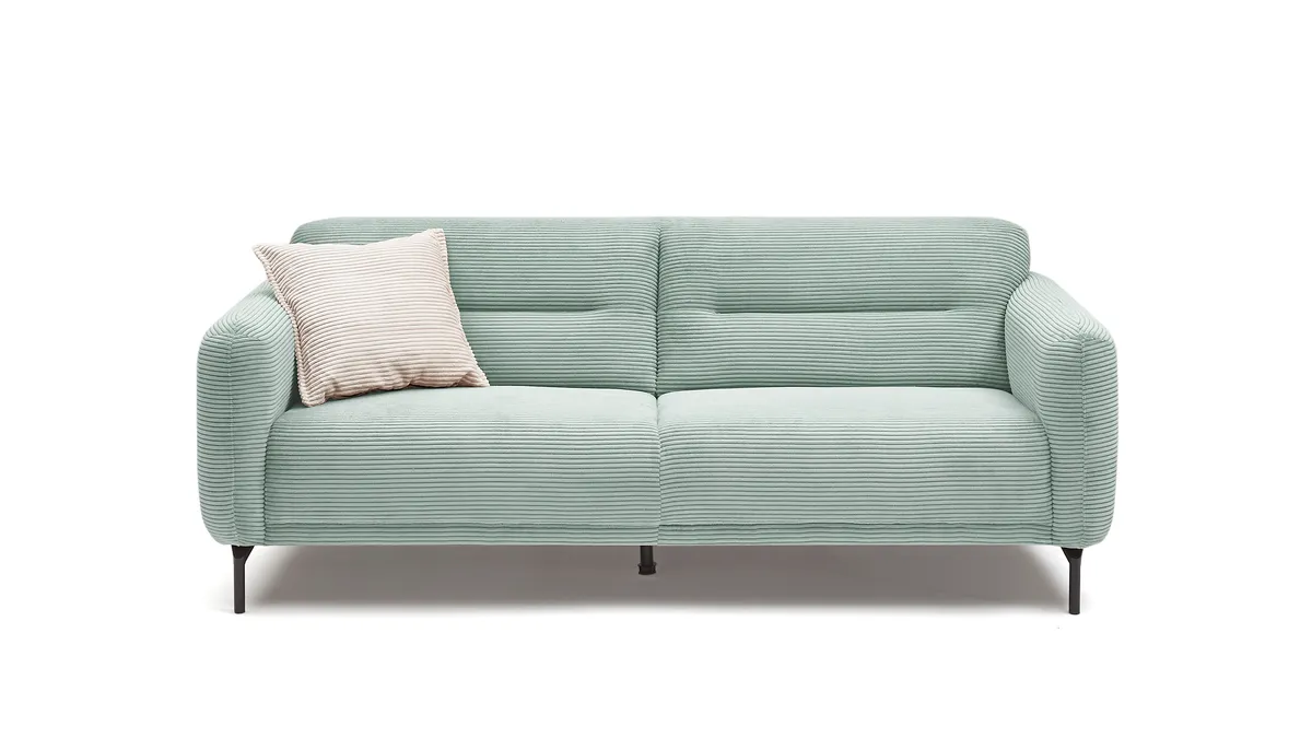 Sofa - 3-Sitzer, Stoff, Mint
