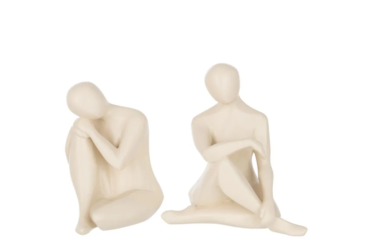 Deko-Figur - BHT ca. 21,5x25x15,5 cm, Sand