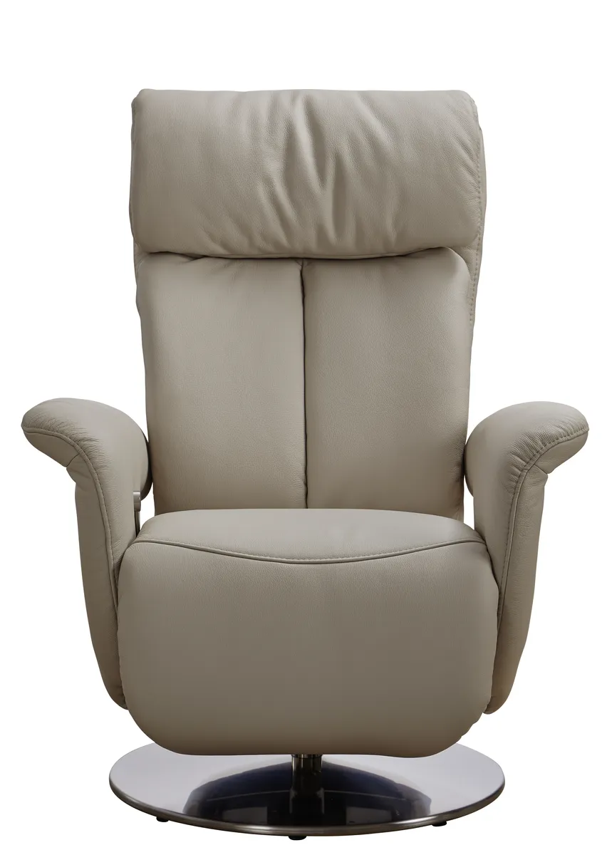 Fernsehsessel EM 8039-8049 - Relaxfunktion inkl. Aufstehhilfe motorisch, Leder, Schlamm