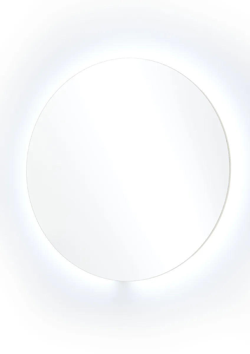 Spiegel - mit Beleuchtung, D ca. 80 cm