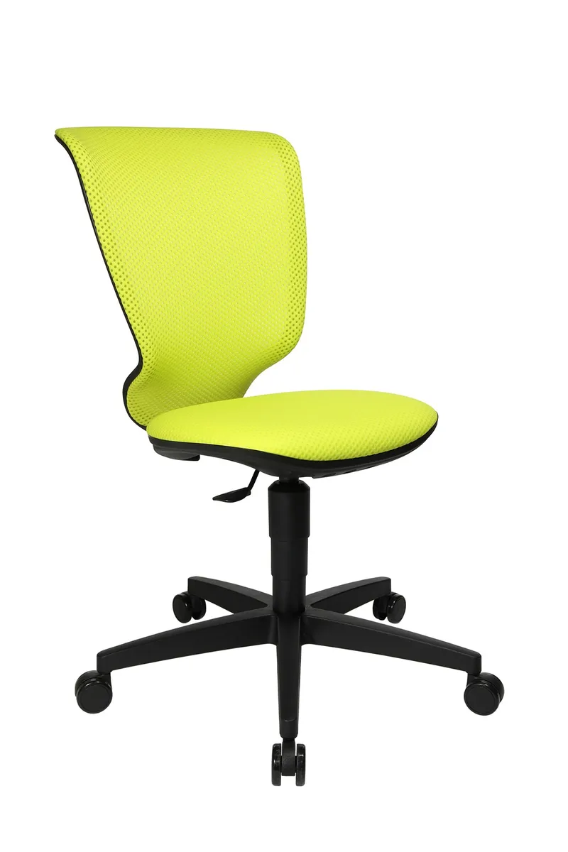 Kinder-Drehstuhl Spider Kid 2016 - Stoff, Leuchtgelb