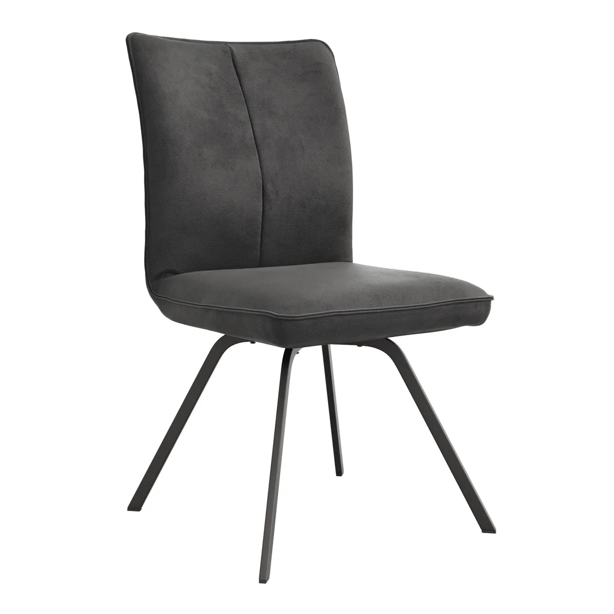 Stuhl Calyra - Stoff, Anthrazit