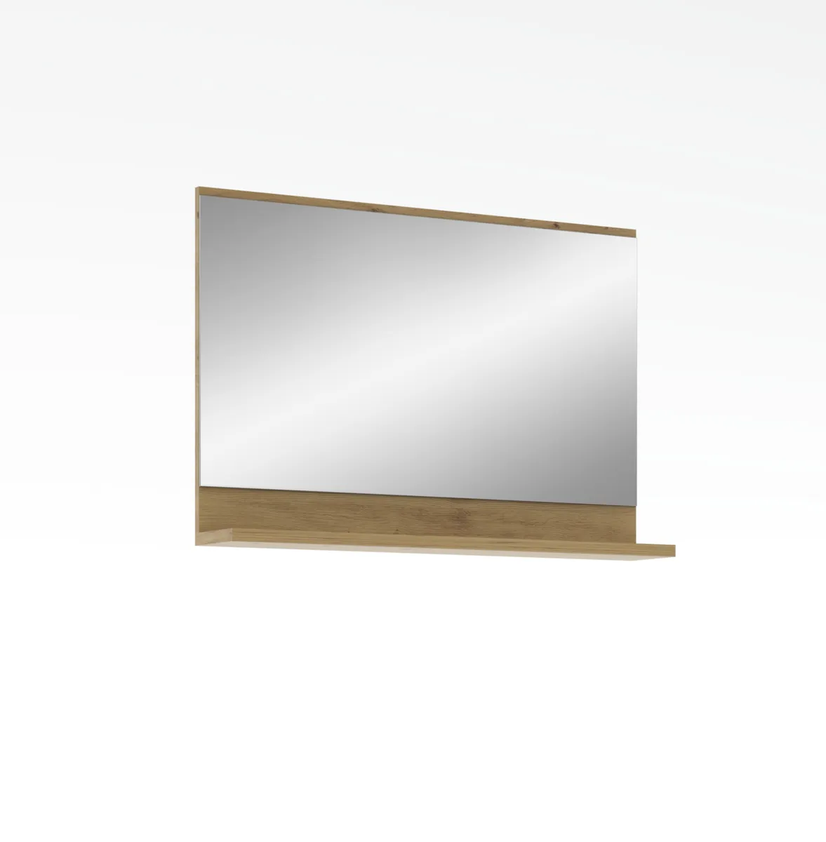 Spiegel - LB ca. 90x62 cm, Artisan Eiche Nachbildung