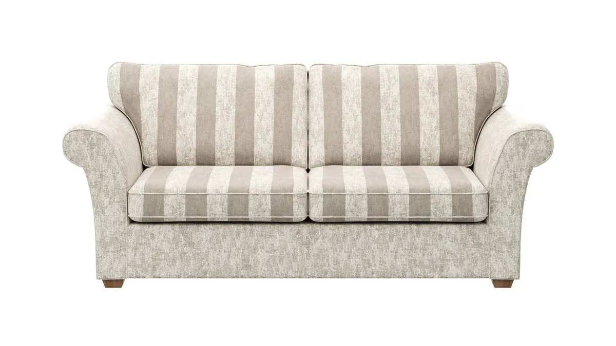 Sofa Brunswick Romantic - 3-Sitzer, Stoff, Mehrfarbig