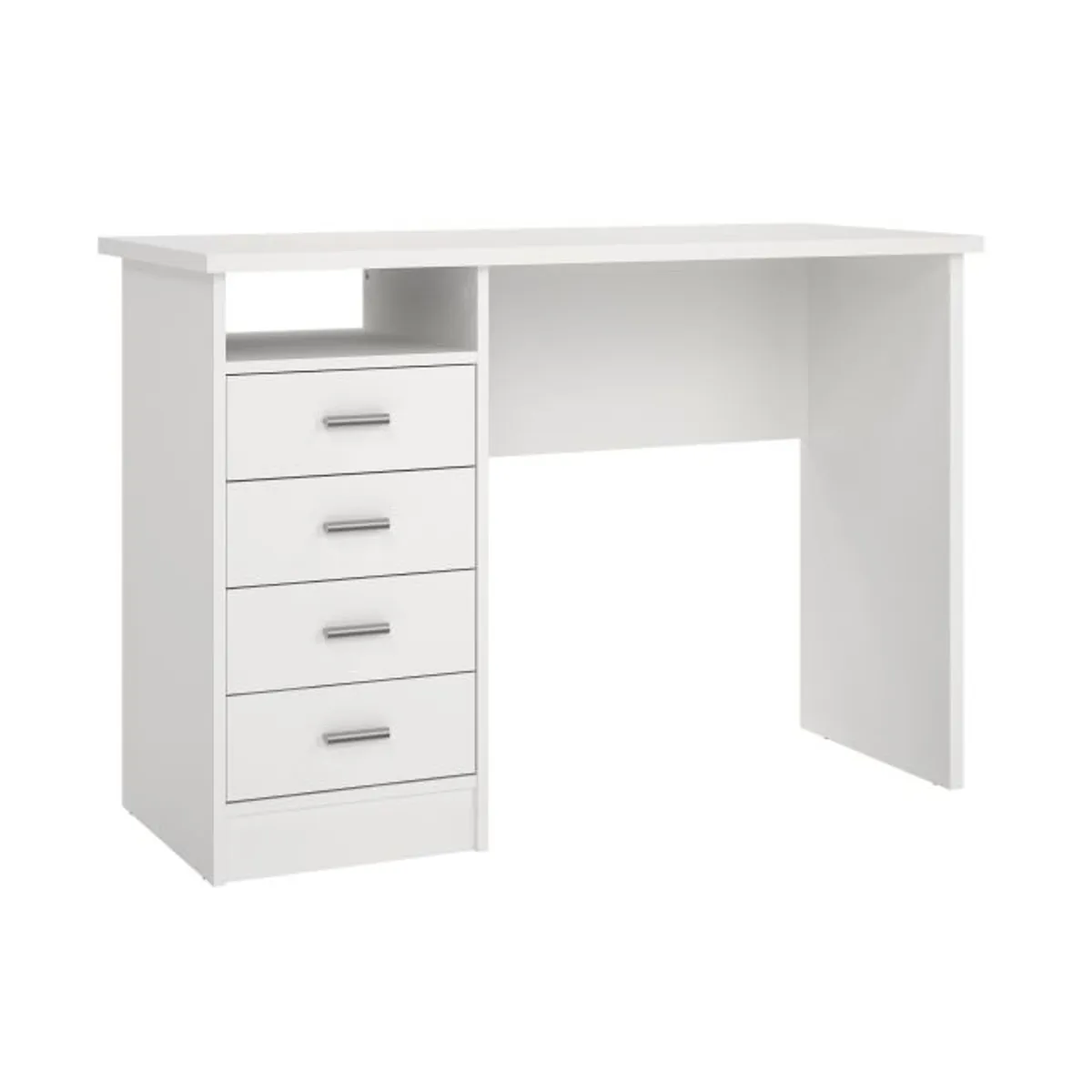 Schreibtisch - LB ca. 110x49 cm, Weiß