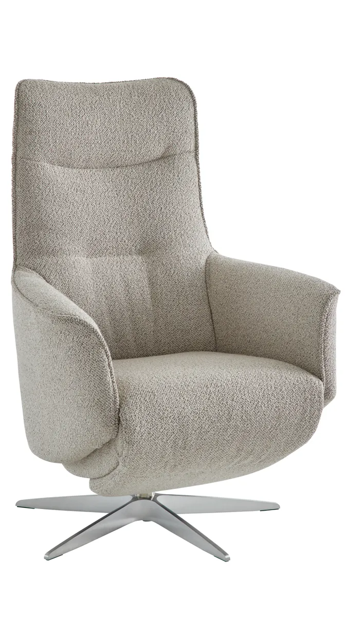 Relaxsessel Riposo - inkl. motorischer Relaxfunktion mit Aufstehhilfe, Stoff, Graubeige