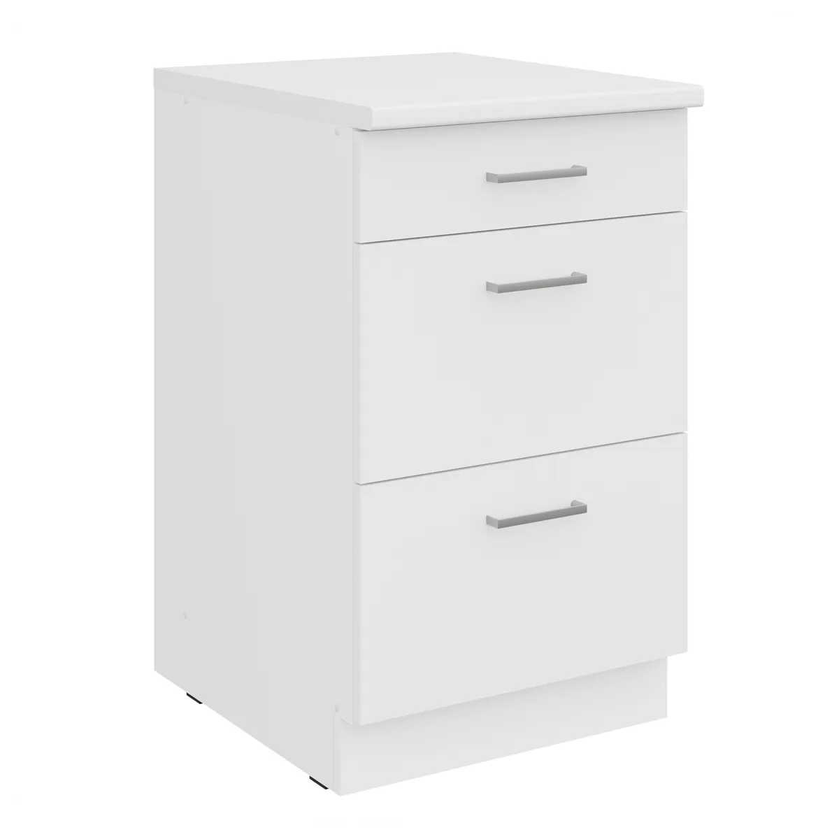 Unterschrank- B ca. 50 cm, Weiß, Matt