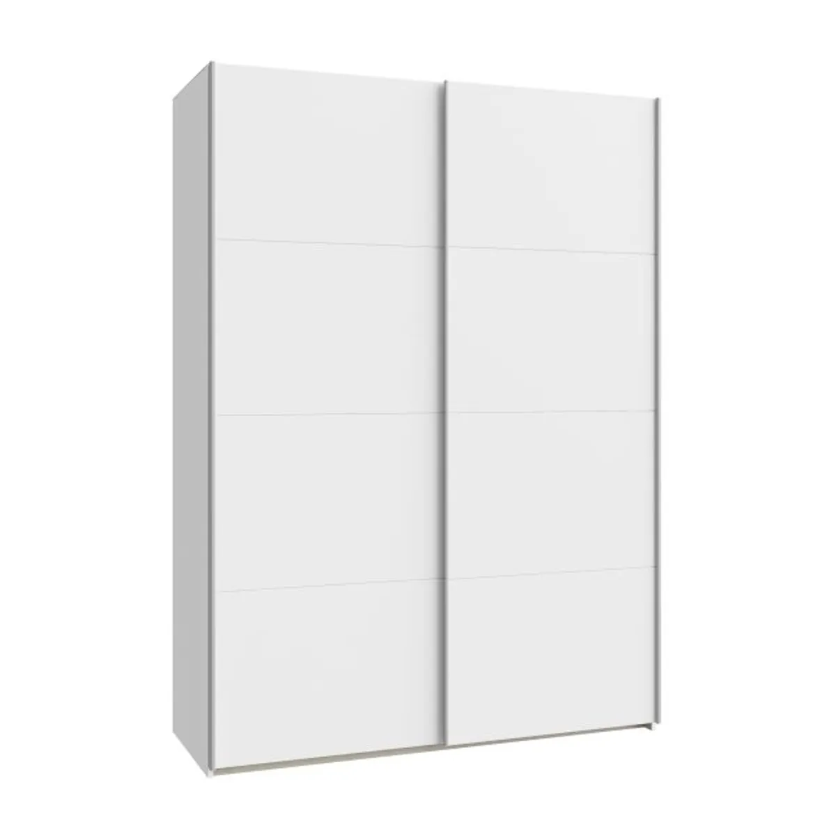 Schwebetürenschrank FREDDY 2- B ca. 150 cm, Weiß