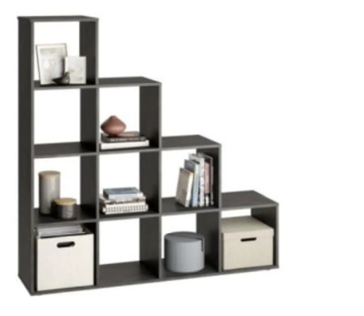 Regal- B ca. 138 cm, Grau