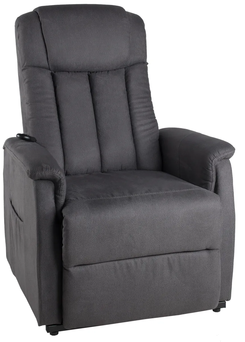 TV-Sessel - Aufstehhilfe, Relaxfunktion, Microfaser, Anthrazit 
