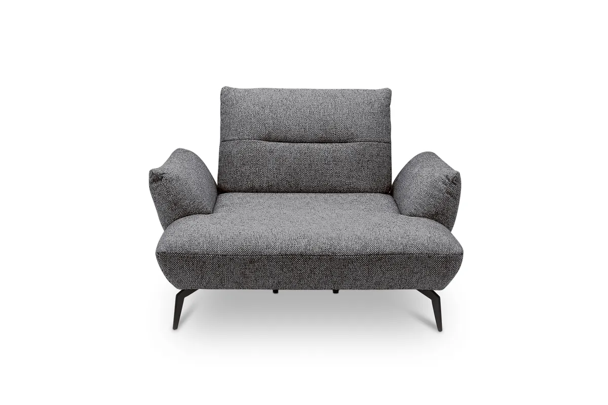 Sessel PAYTON - Loveseat, Stoff, Dunkelgrau