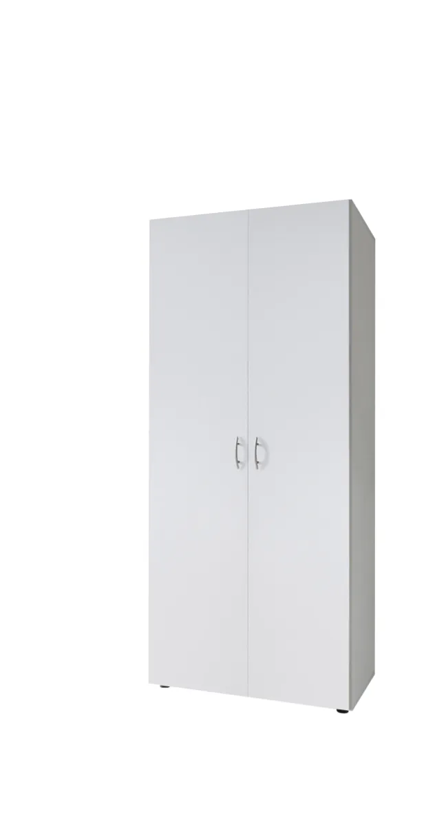 Drehtürenschrank- B ca. 160 cm, Weiß