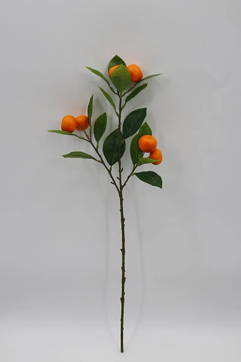 Deko-Mandarinenzweig - L ca. 68 cm