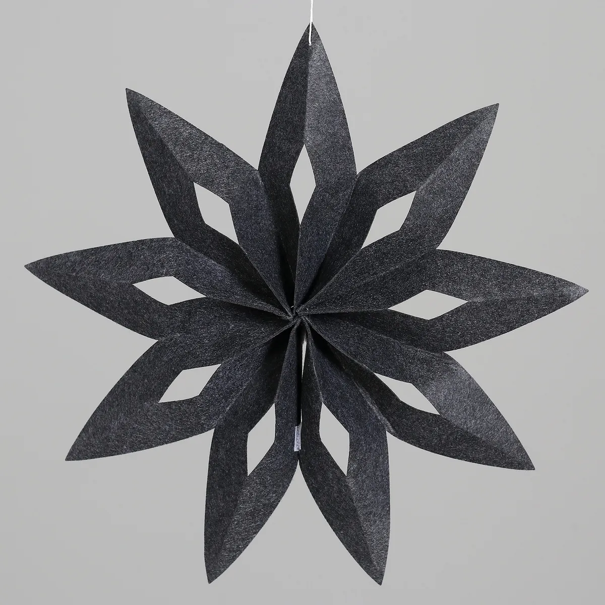 Stern-Hänger - D ca. 50 cm, Dunkelgrau