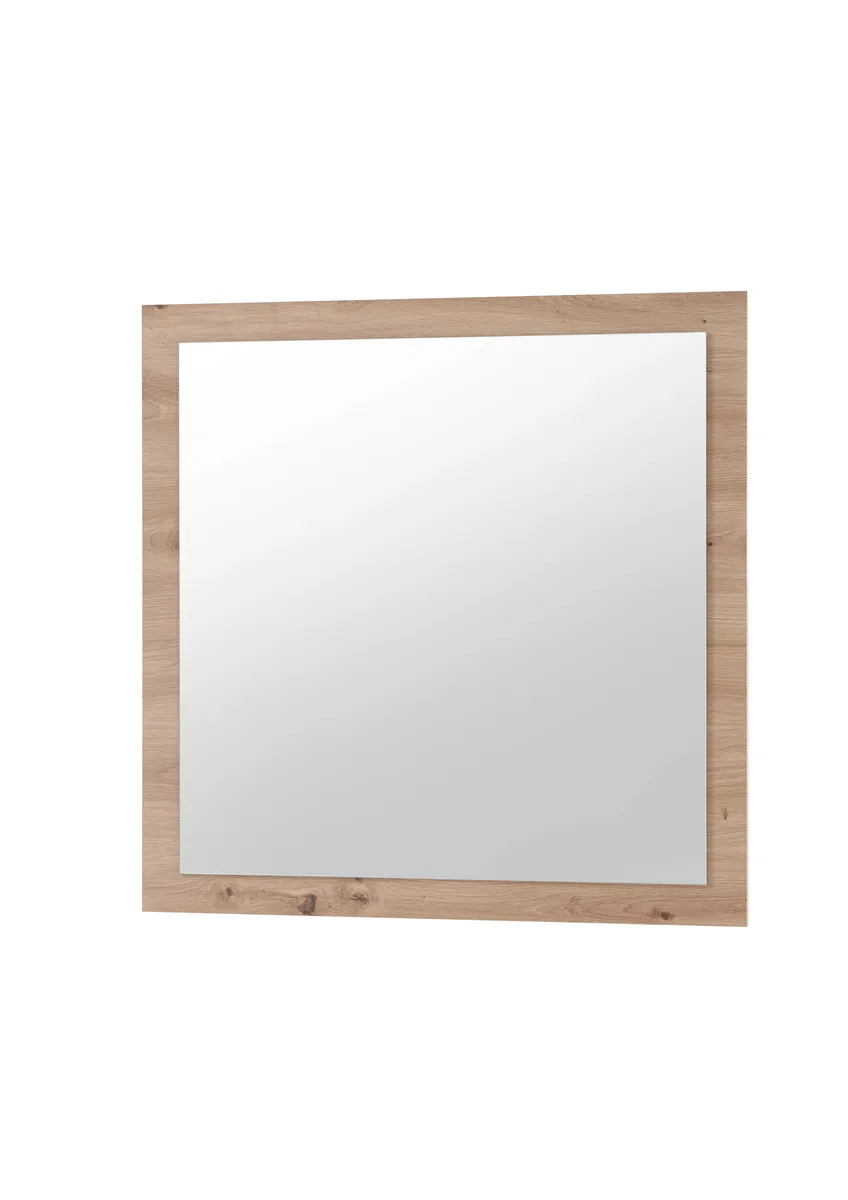 Spiegel - LB ca. 78x78 cm, Artisan Eiche Nachbildung