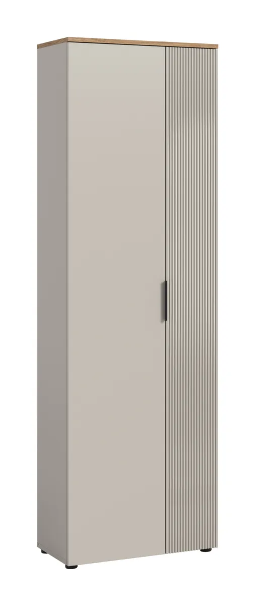 Garderobenschrank - B ca. 60 cm, Kaschmir, Evoke Eiche Nachbildung