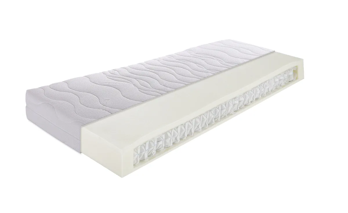 7 Zonen-Taschenfederkernmatratze- Liegefläche ca. 140x200 cm, Mittel