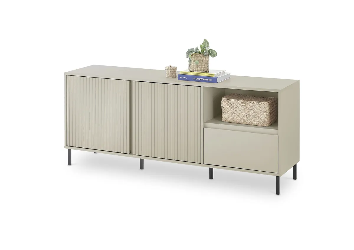 TV-Lowboard - B ca. 158 cm, Kaschmir