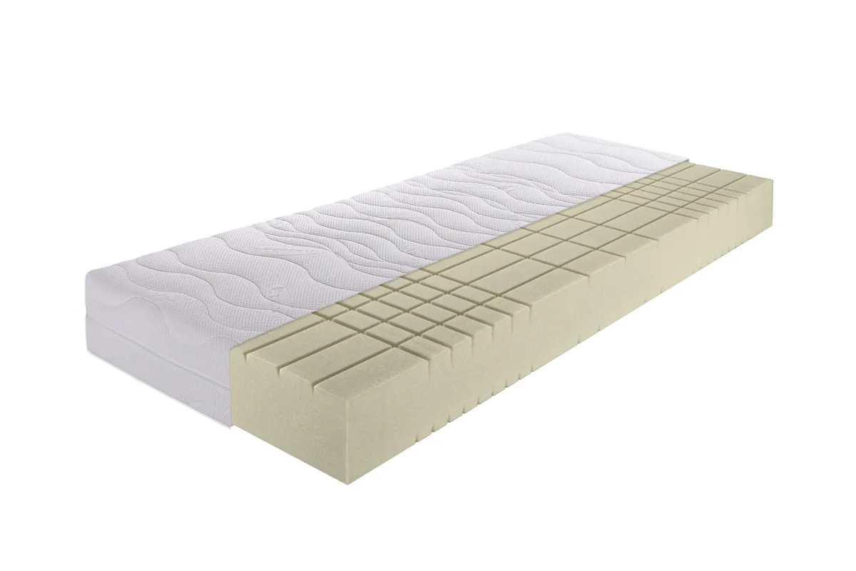Komfortschaummatratze - wendbar, Liegefläche ca. 90x200 cm, Mittel/Fest