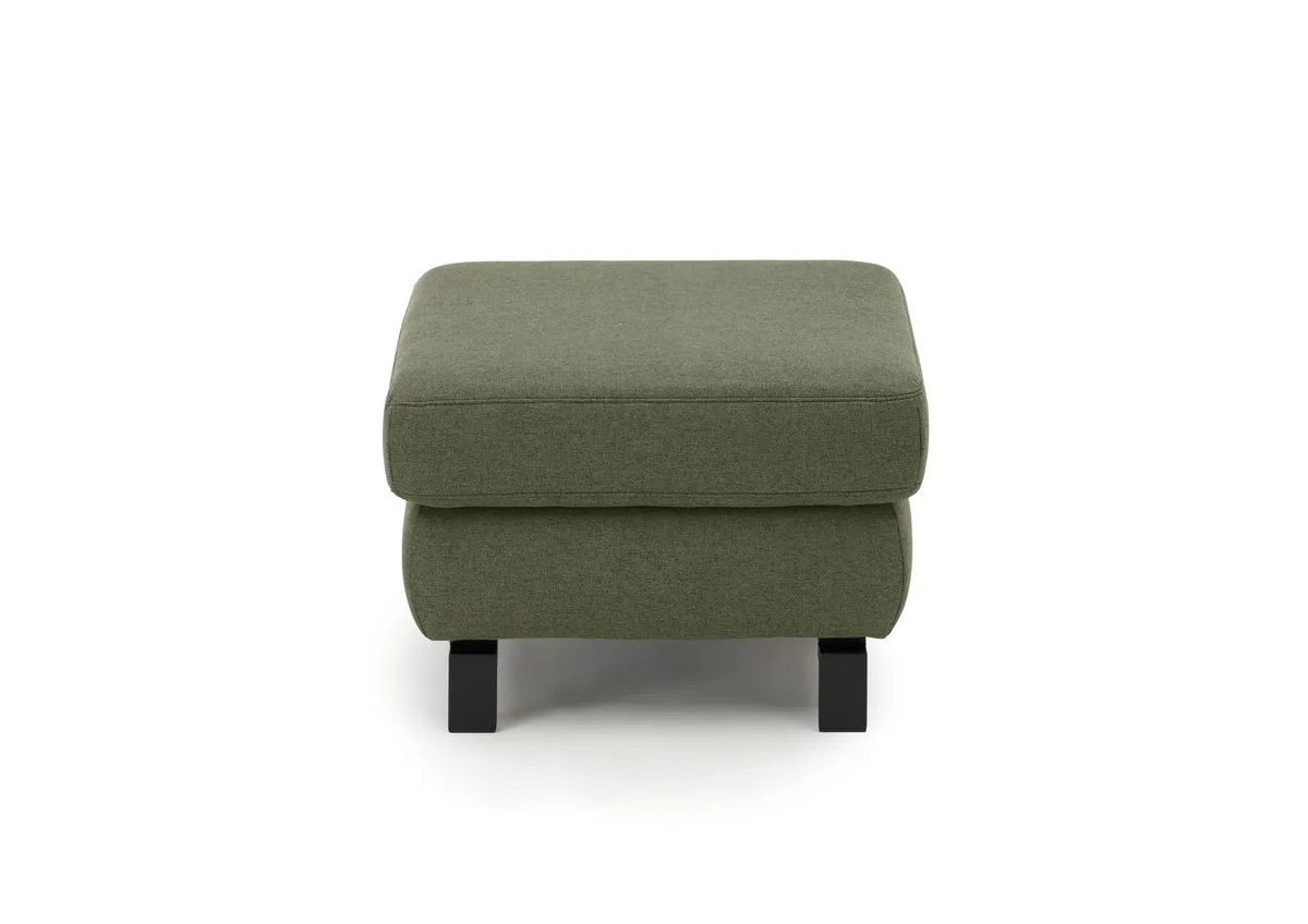 Hocker CALM PLUS 2.0 - BL ca. 66x66 cm, Stoff, Olive