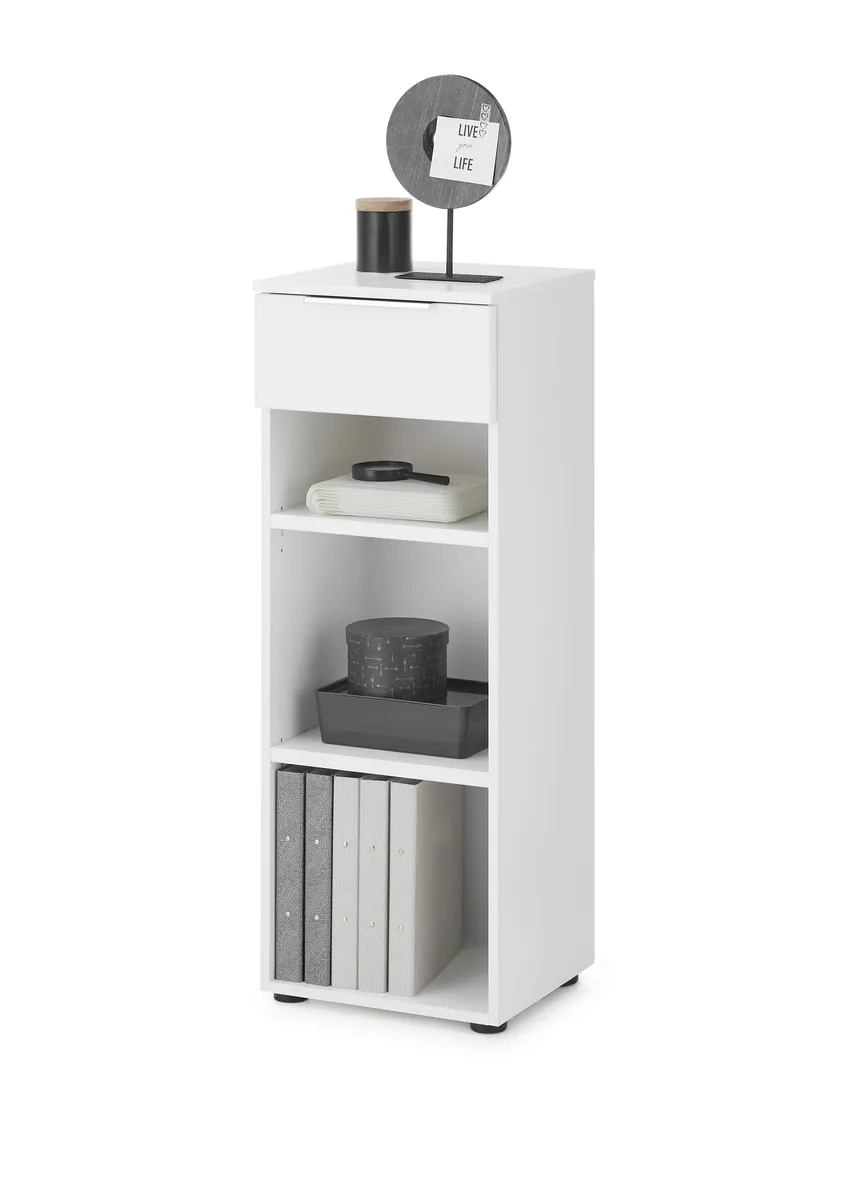 Büroregal - B ca. 40 cm, Weiß