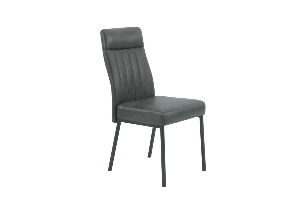 Stuhl - Stoff, Vintage Anthrazit