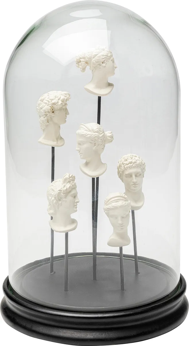 Dekoobjekt- DH ca. 18x28 cm, Glas, Tablett, Schwarz