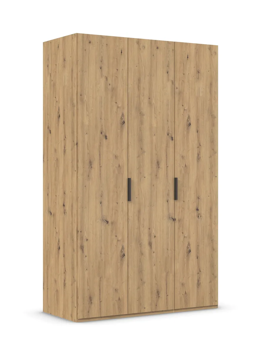Drehtürenschrank ROVERO- B ca. 135 cm, Eiche Dekor