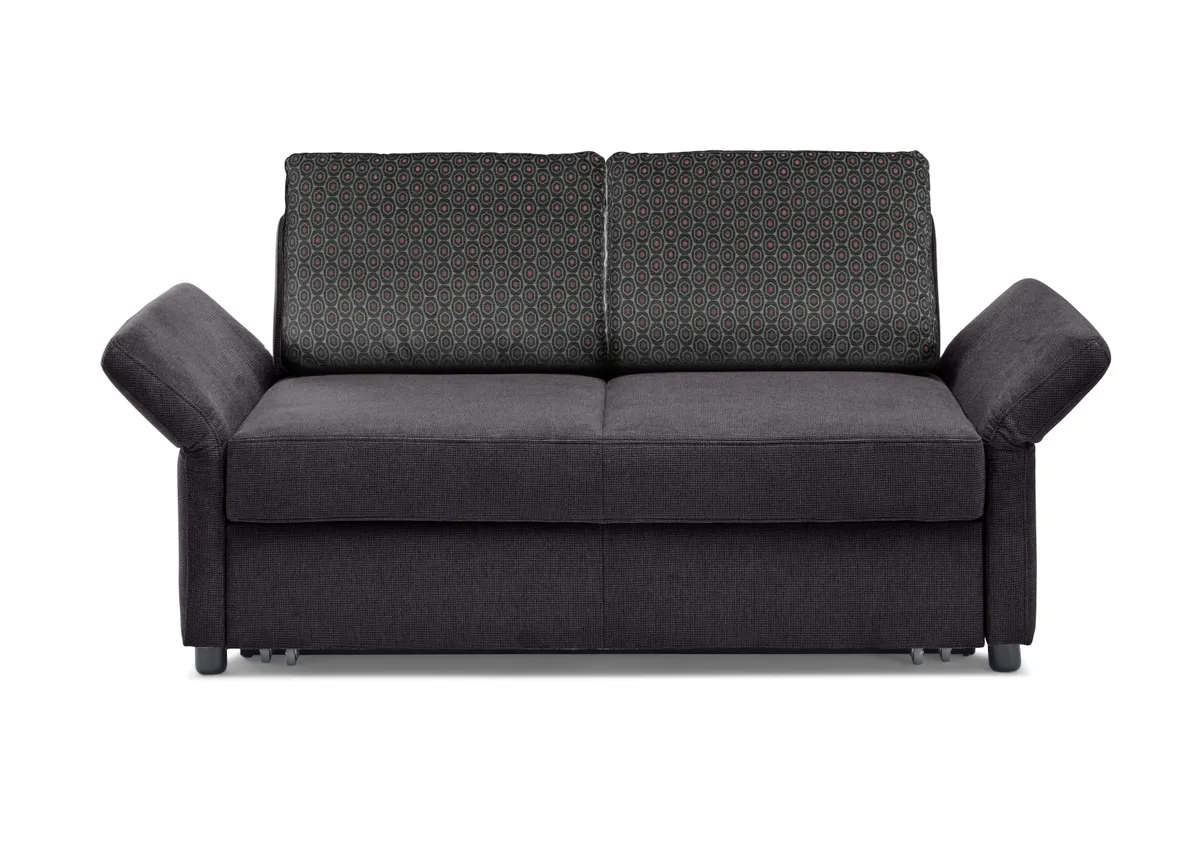 Sofa Pro Flexx - 2-Sitzer, Stoff Dunkelgrau