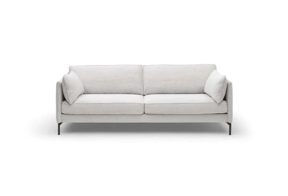 Sofa- 3,5-Sitzer, Stoff, Hellgrau