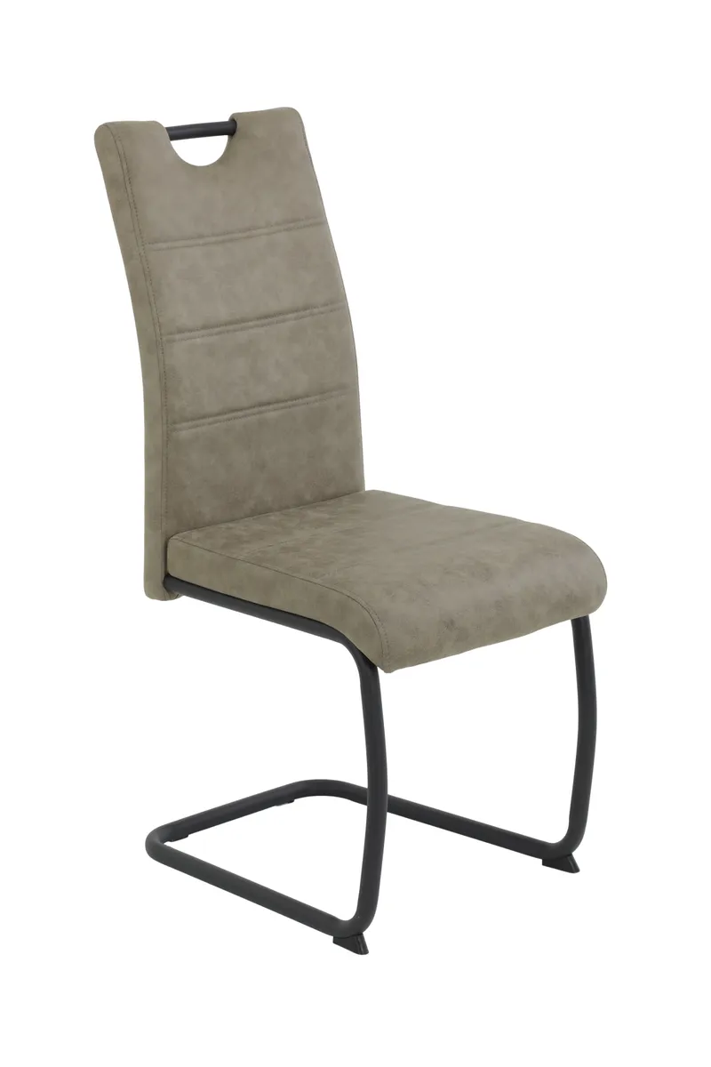 Freischwinger - Microfaser, Vintage Schlamm