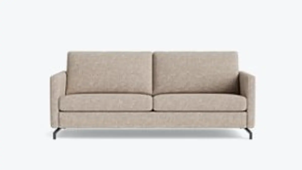 Sofa Cuneo Klassik - 3-Sitzer, Stoff, Beige