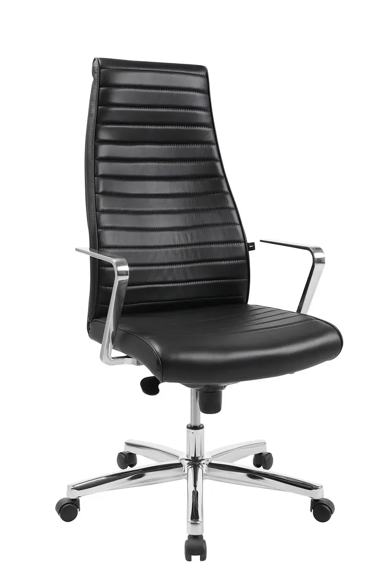 Bürodrehtstuhl Ergo Work 210 - Stoff, Schwarz