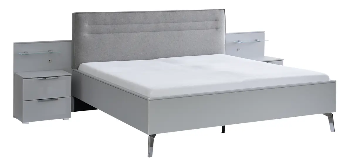 Bettanlage EM Collect - Liegefläche ca. 180x200 cm, seidengrau 