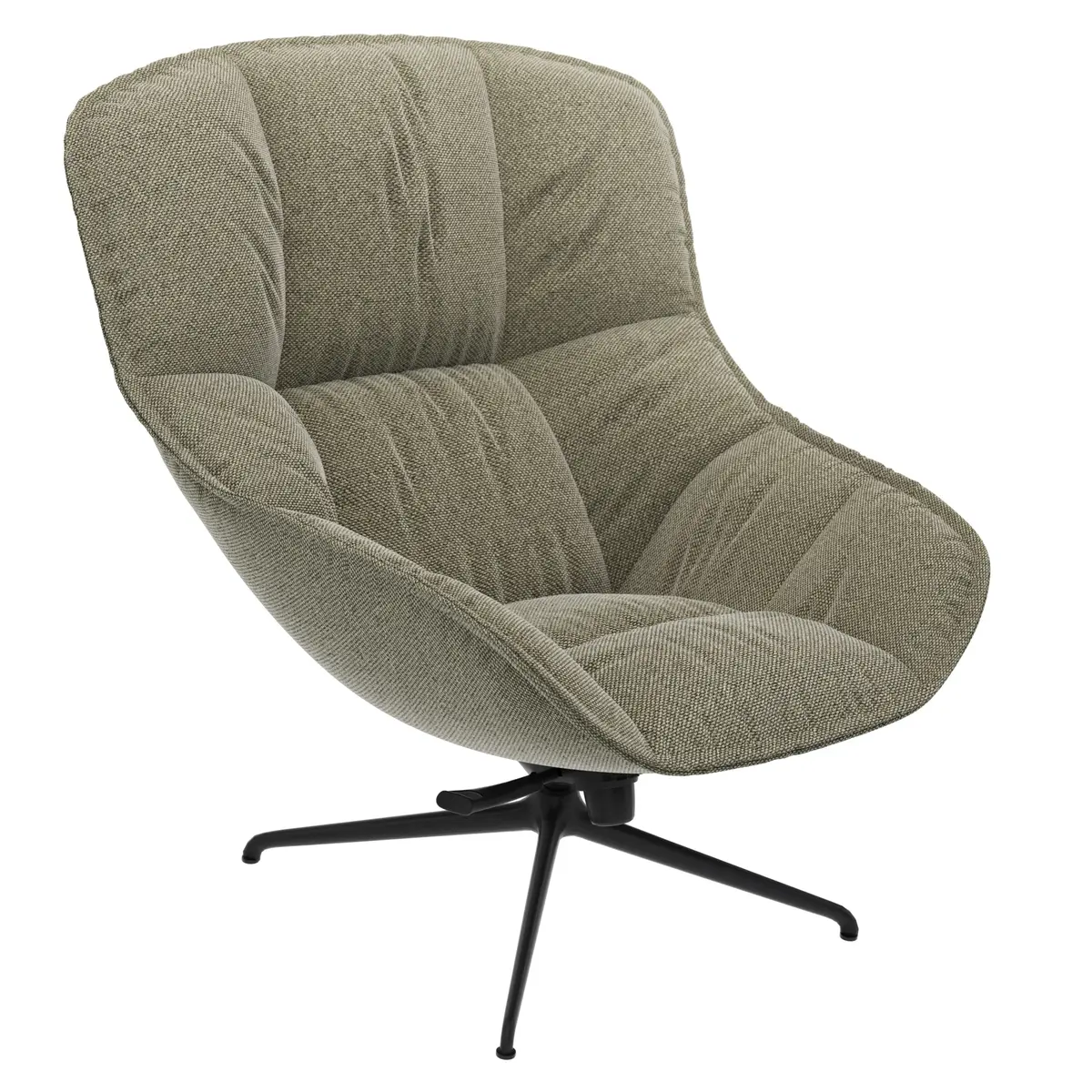 Sessel Unn - Stoff, Eukalyptus